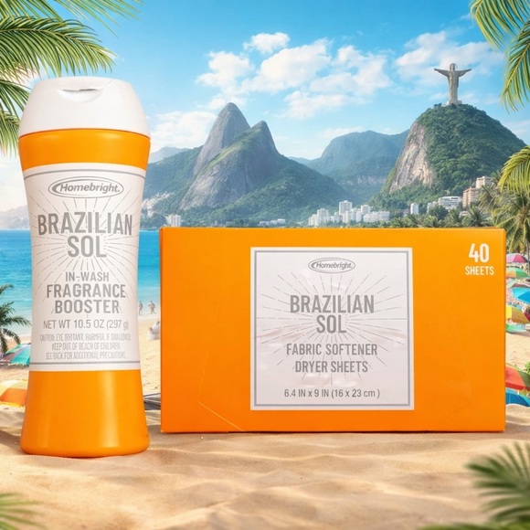 Other - Brazilian Sol Fragrance Booster & Dryer Sheets Bundle Smells like SOL DE JANEIRO